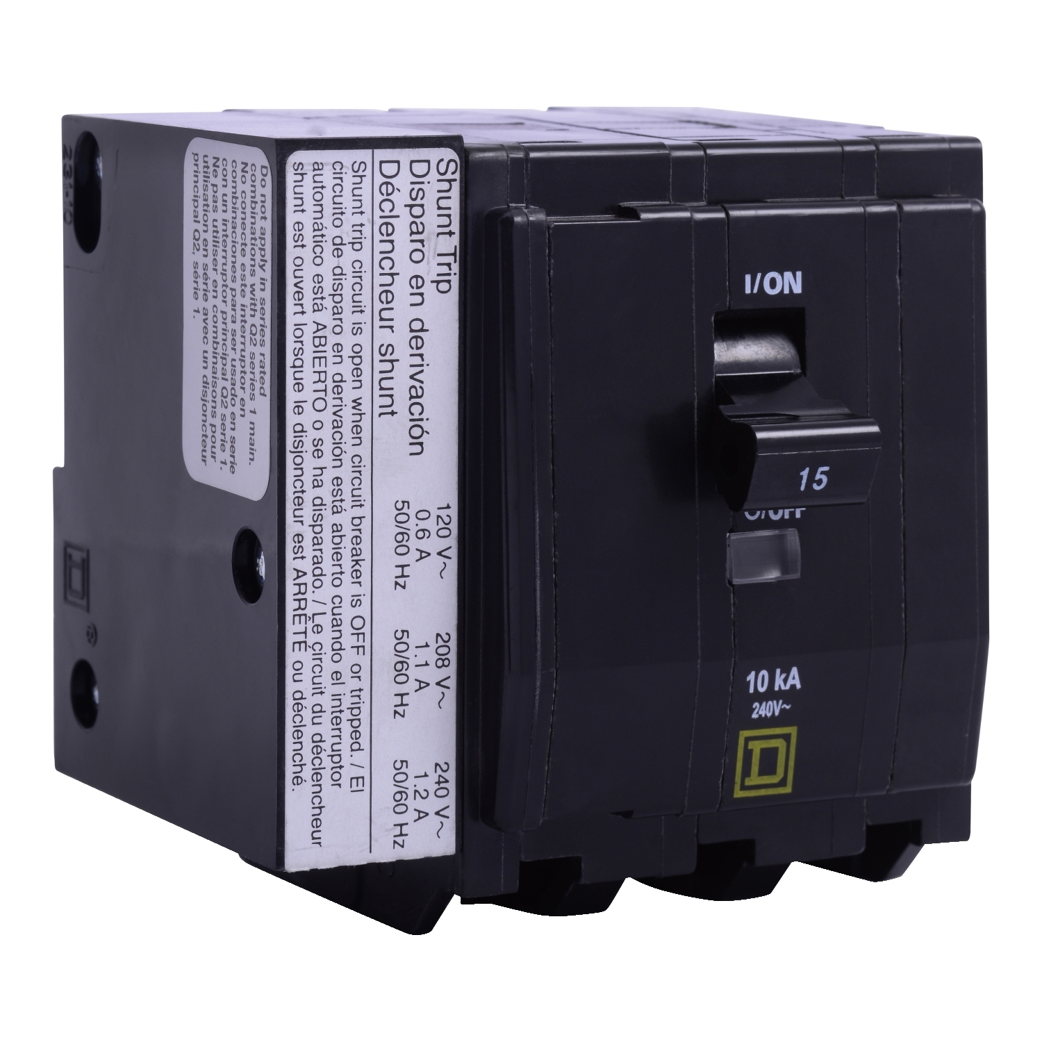 QOB330VH1021 Miniature Circuit Breaker, 30 Amp, 3 Pole, 120/240V