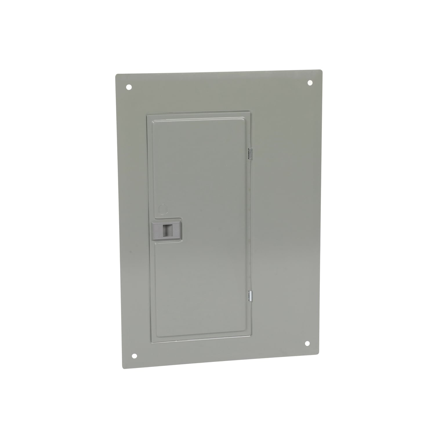 Replacement cover, QO, for 20 space load center, flush, wide gutter, gray
