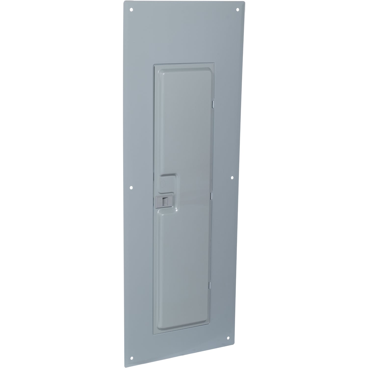 Replacement cover, QO, for 42 space load center with 3 phase main breaker, flush, gray