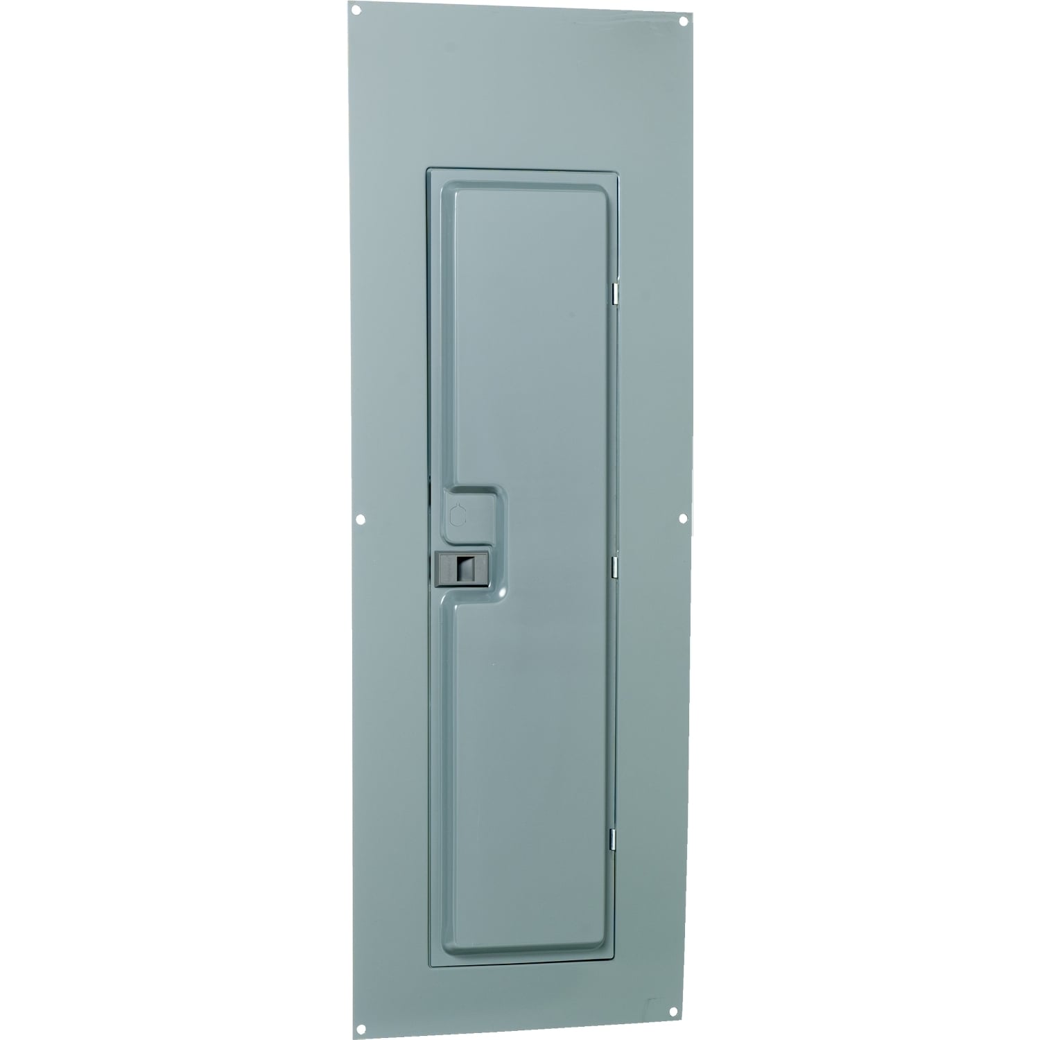 Replacement cover, QO, for 42 space load center with 3 phase main breaker, surface, gray