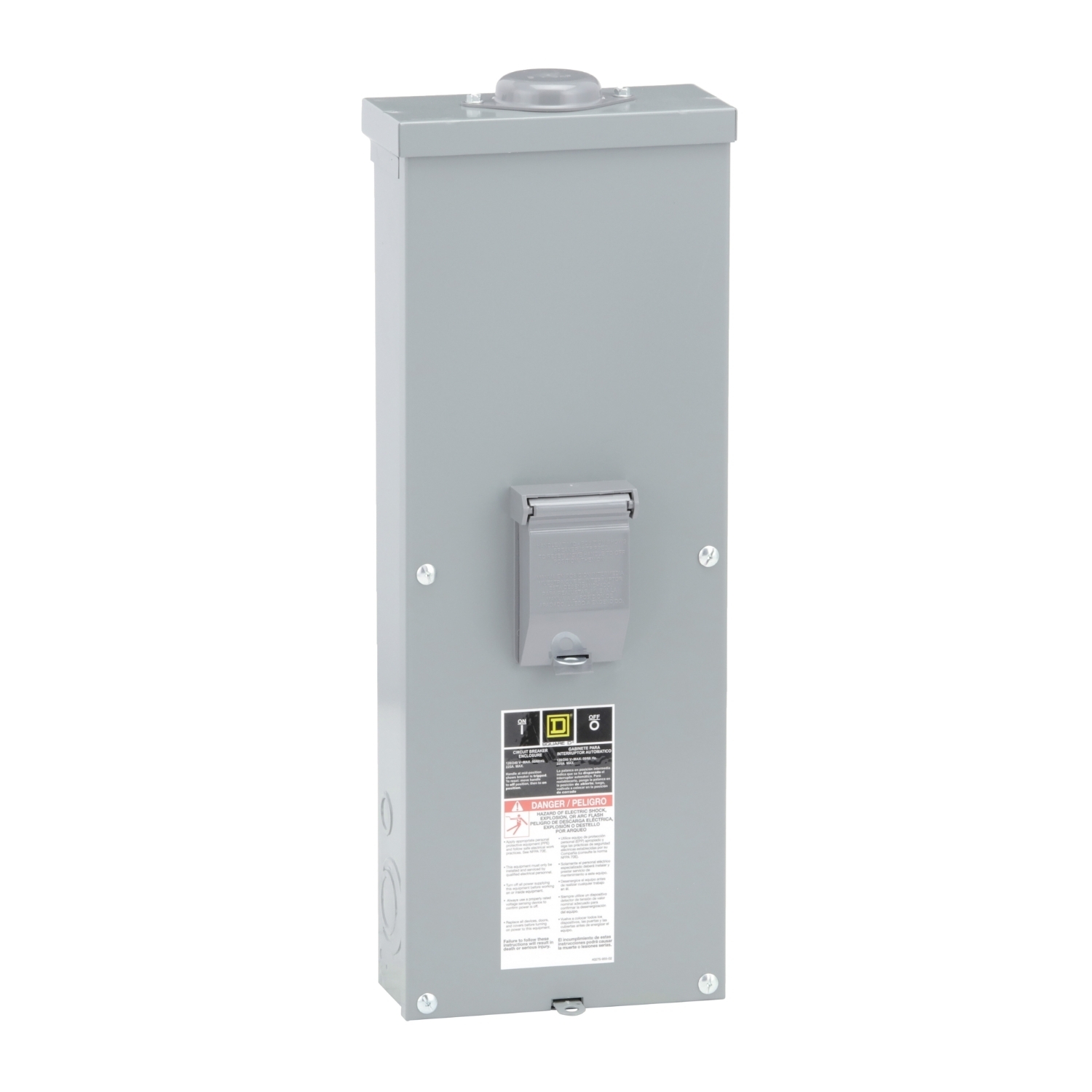 QOM2 Circuit Breaker Enclosure, 2P, Type 3R, 100-225A, CSA, UL