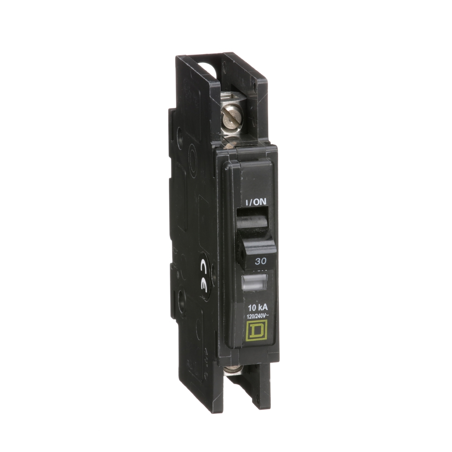 Mini circuit breaker, QOU, 30A, 1 pole, 120/240VAC, 10kA