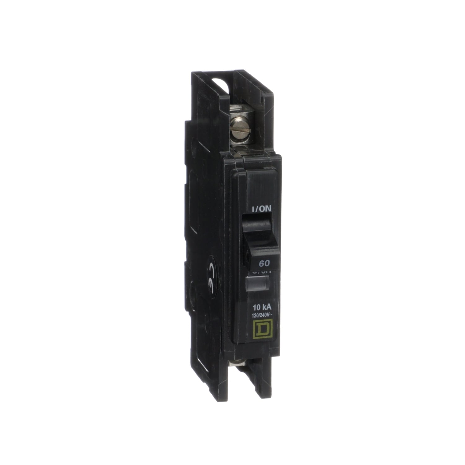 Mini circuit breaker, QOU, 60A, 1 pole, 120/240 VAC, 10kA