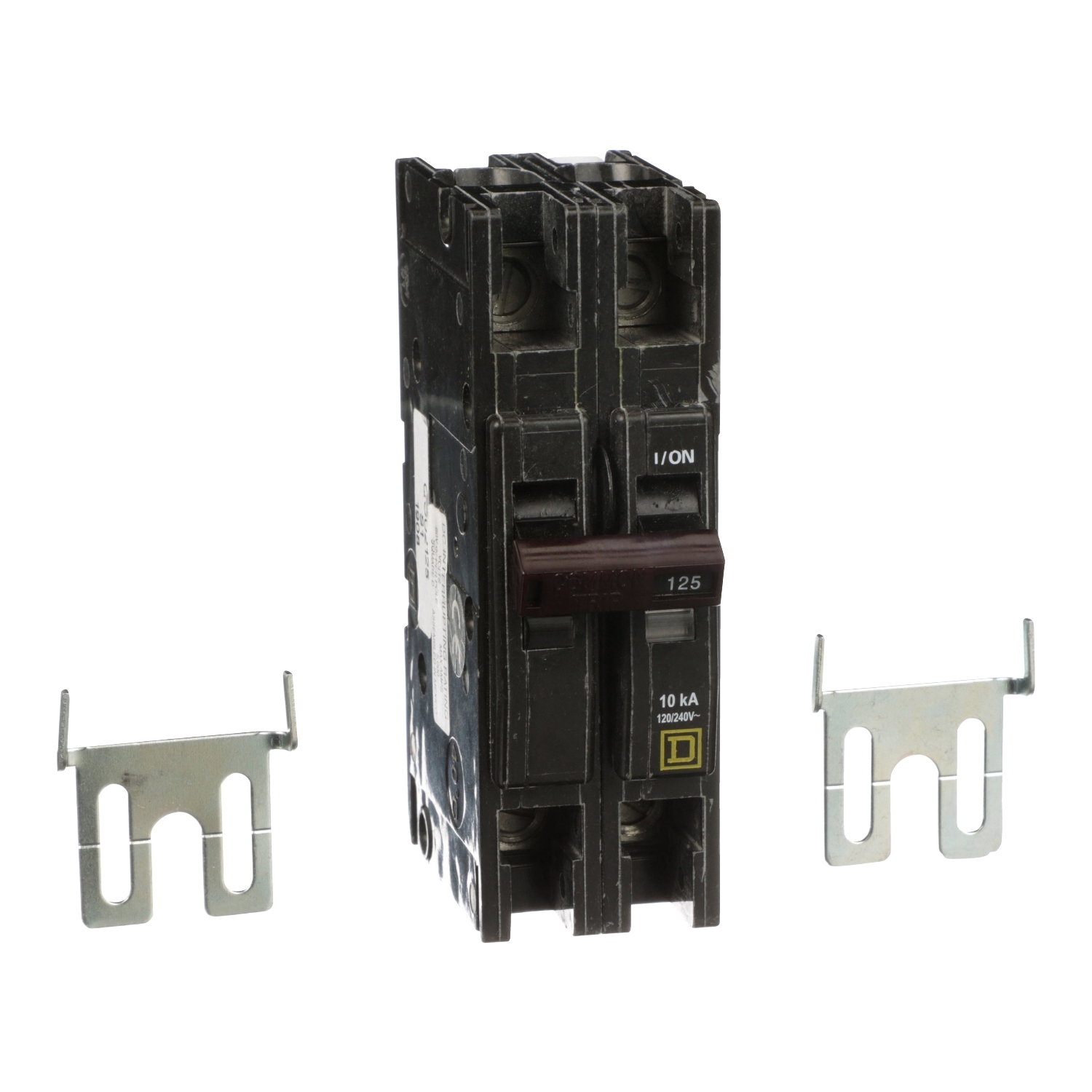 Mini circuit breaker, QOU, 125A, 2 pole, 120/240 VAC, 10kA