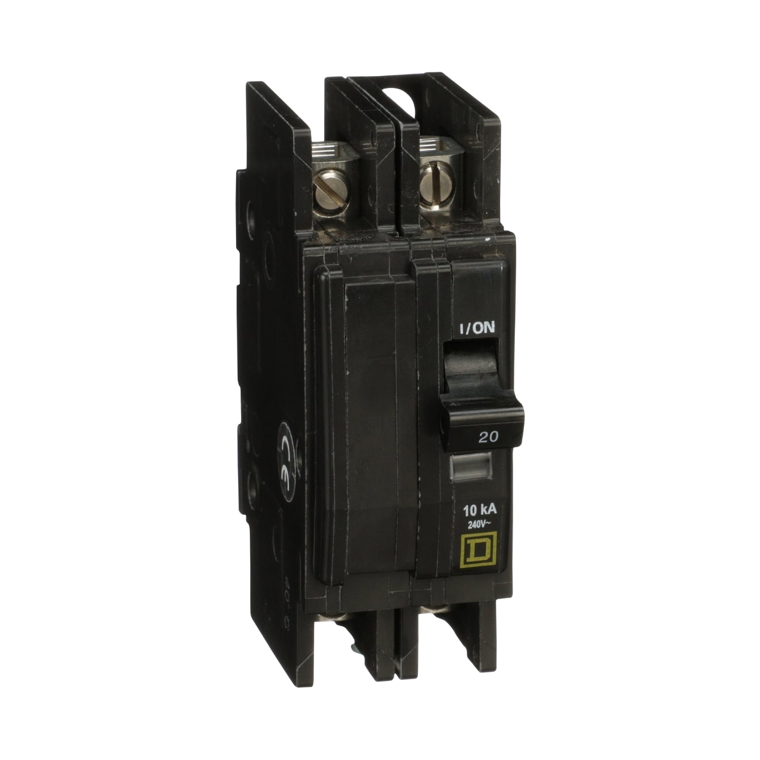 QOU220H Miniature Circuit Breaker, 20 Amp, 2 Pole, 240V