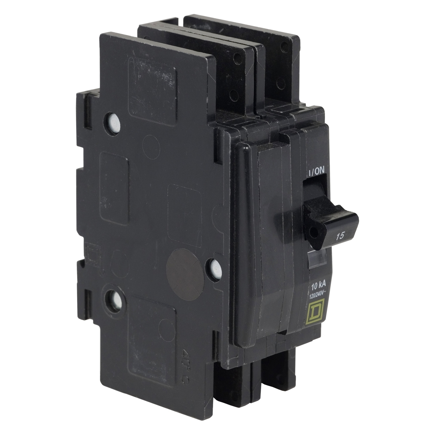 Mini circuit breaker, QOU, 30A, 2 pole, 120/240 VAC, 10kA, ring terminal
