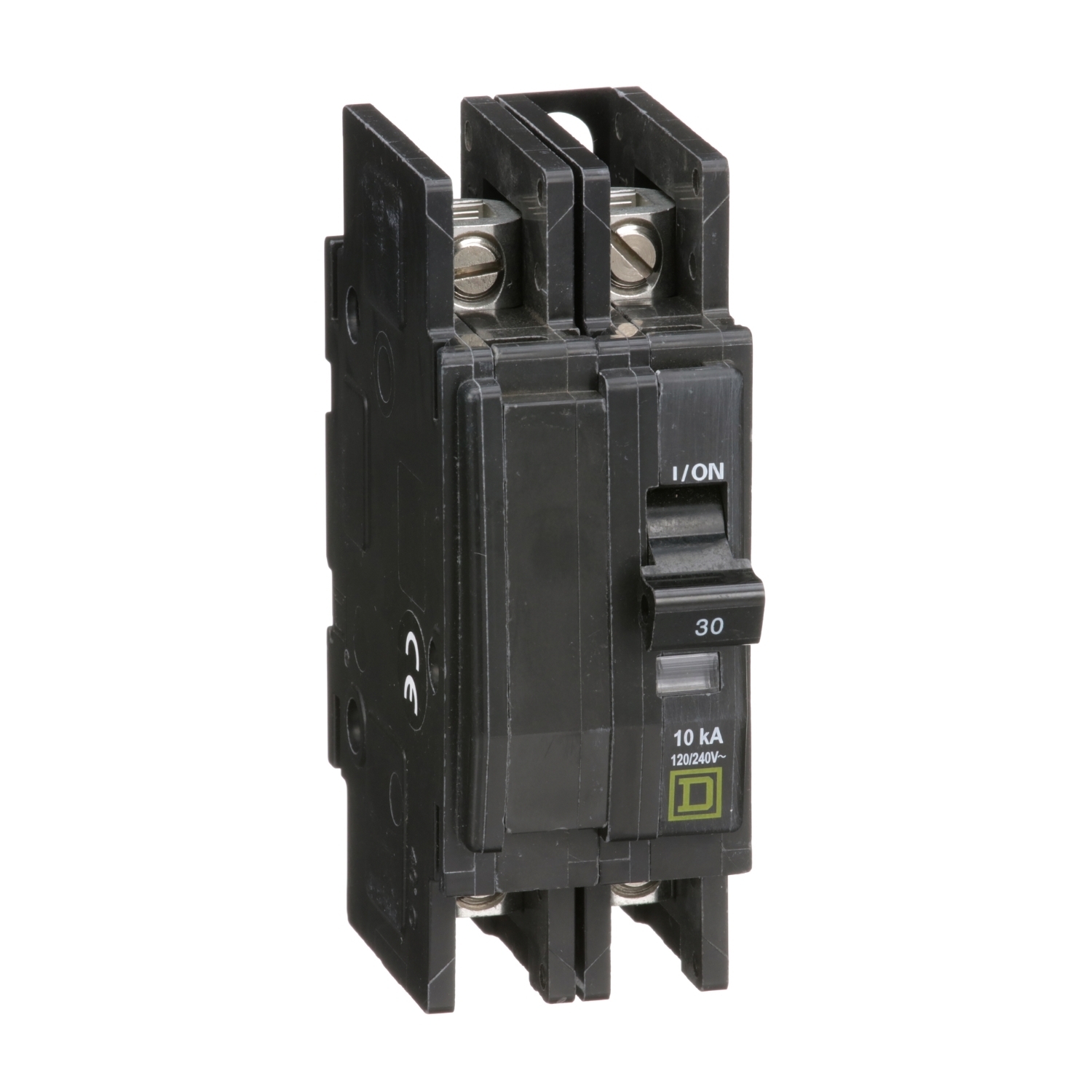 Mini circuit breaker, QOU, 30A, 2 pole, 120/240VAC, 10kA, bulk pack