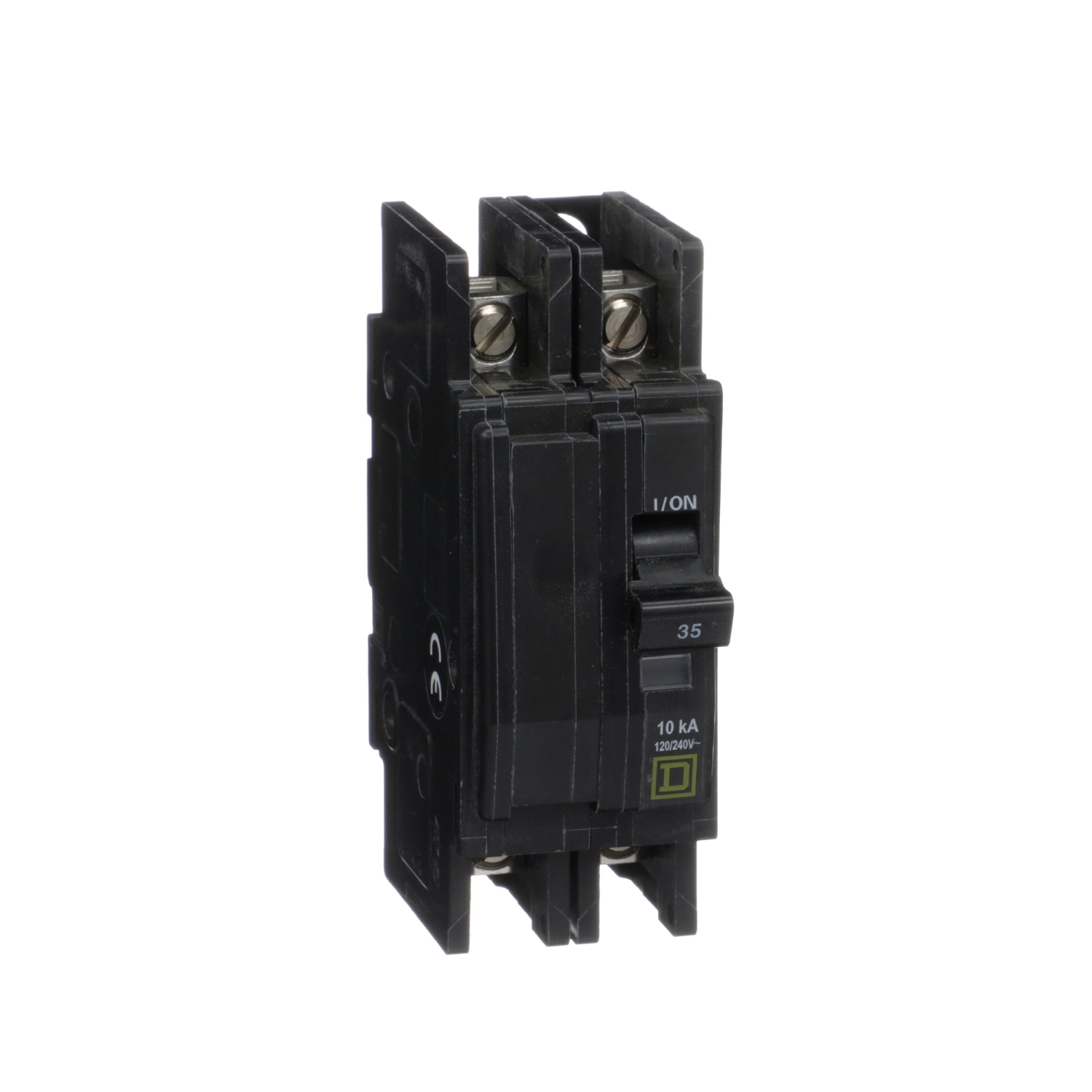 Mini circuit breaker, QOU, 35A, 2 pole, 120/240 VAC, 10kA