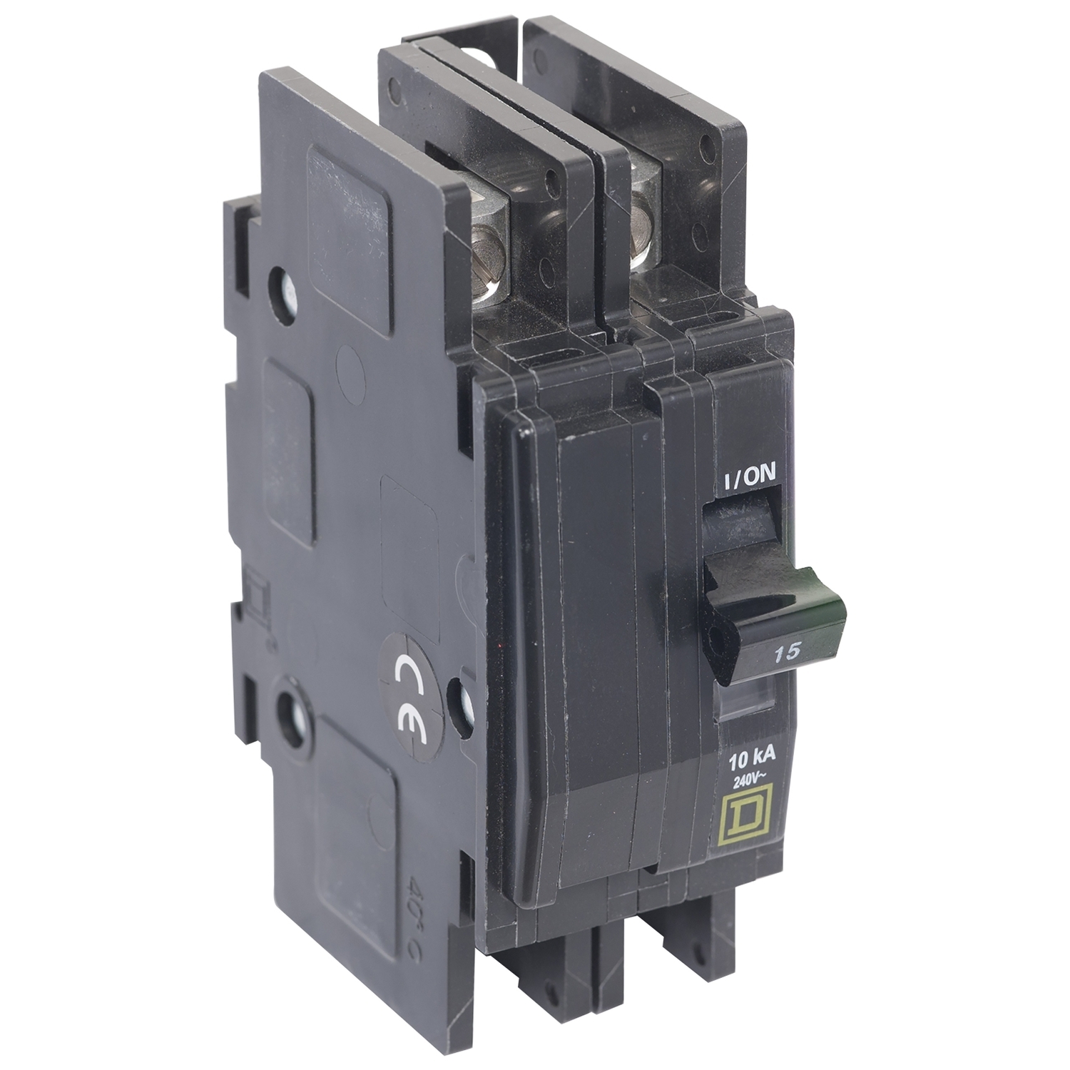 Mini circuit breaker, QOU, 35A, 2 pole, 120/240VAC, 10kA, bulk pack