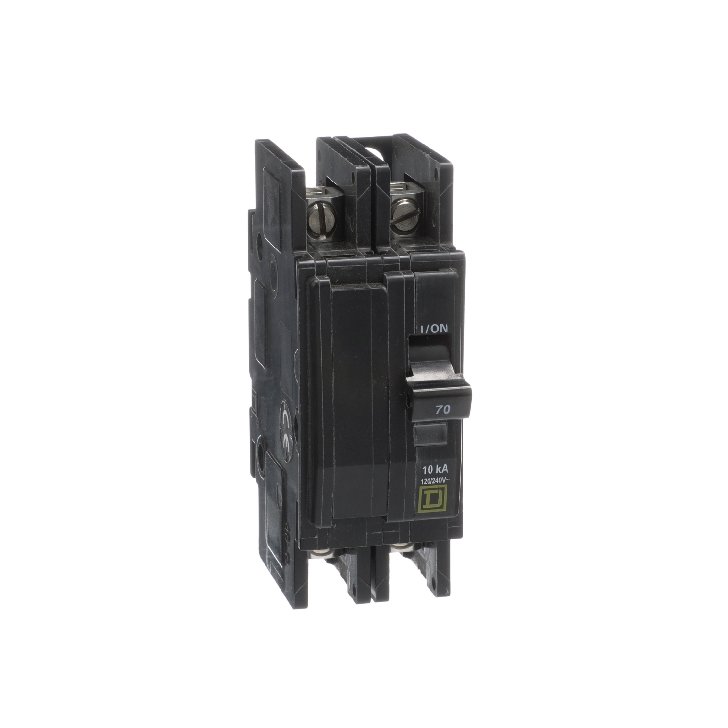 Mini circuit breaker, QOU, 70A, 2 pole, 120/240 VAC, 10kA