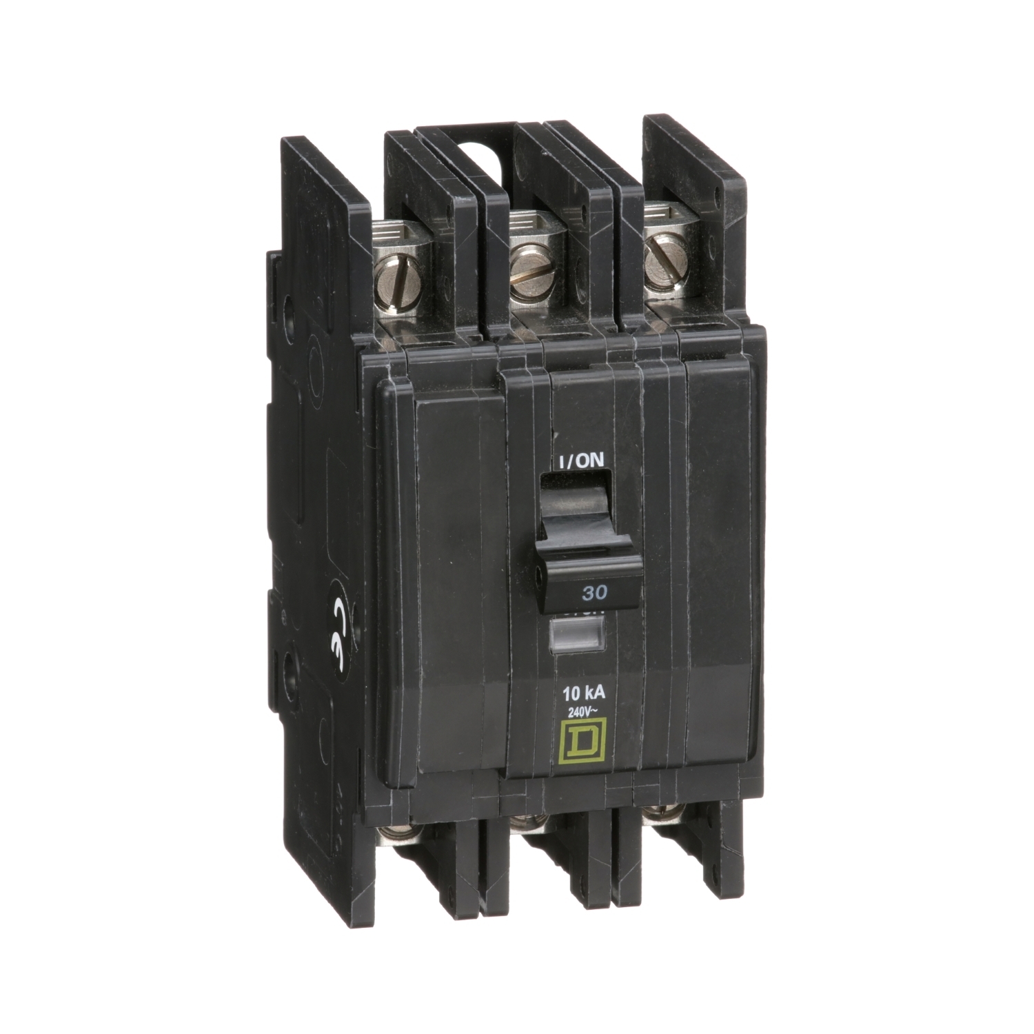 Mini circuit breaker, QOU, 30A, 3 pole, 240VAC, 10kA