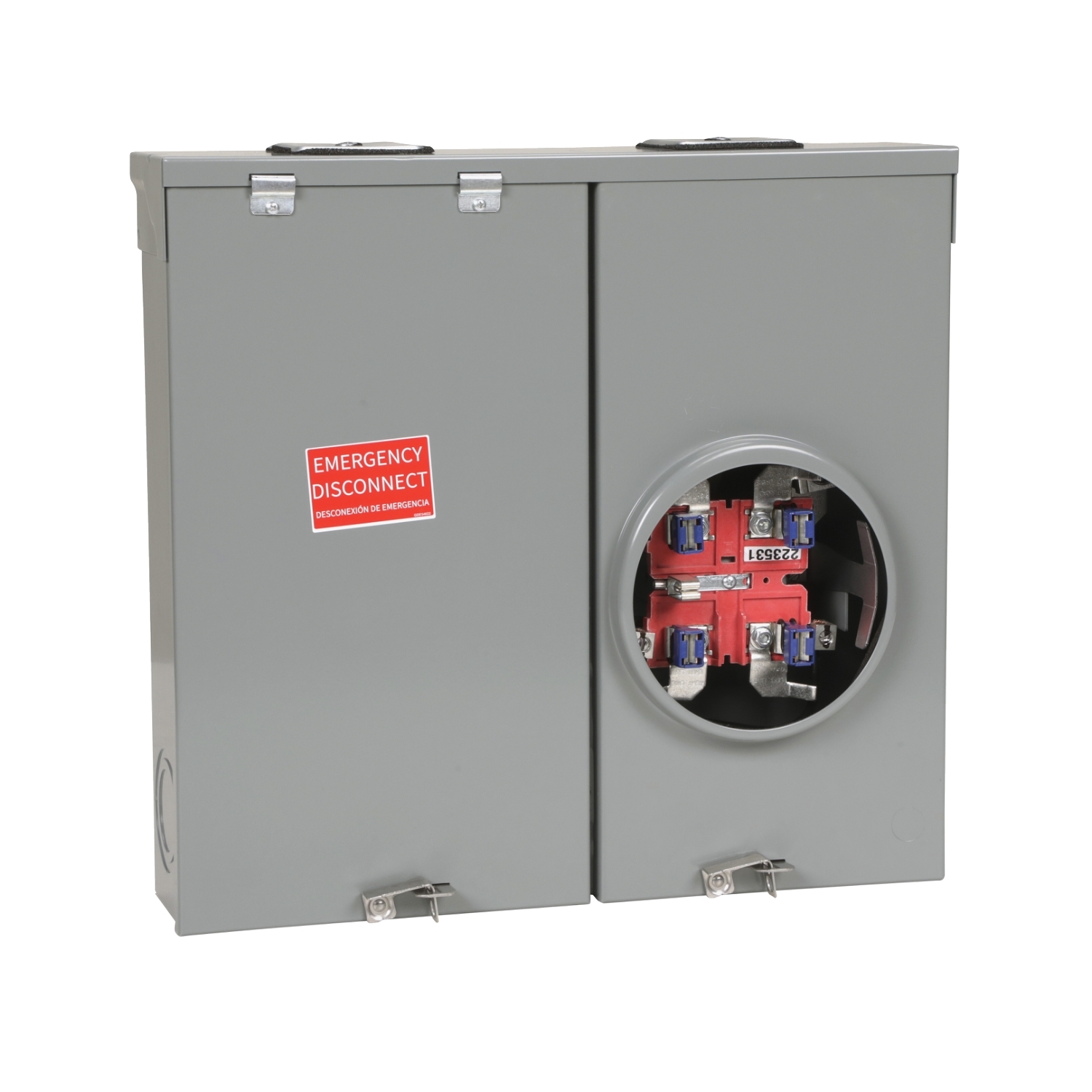 RC2M200S QO Meter Main, CSED, 200 Amp, 1 Phase, Ringless, No Bypass, OH, UG, 120/240V, Surface