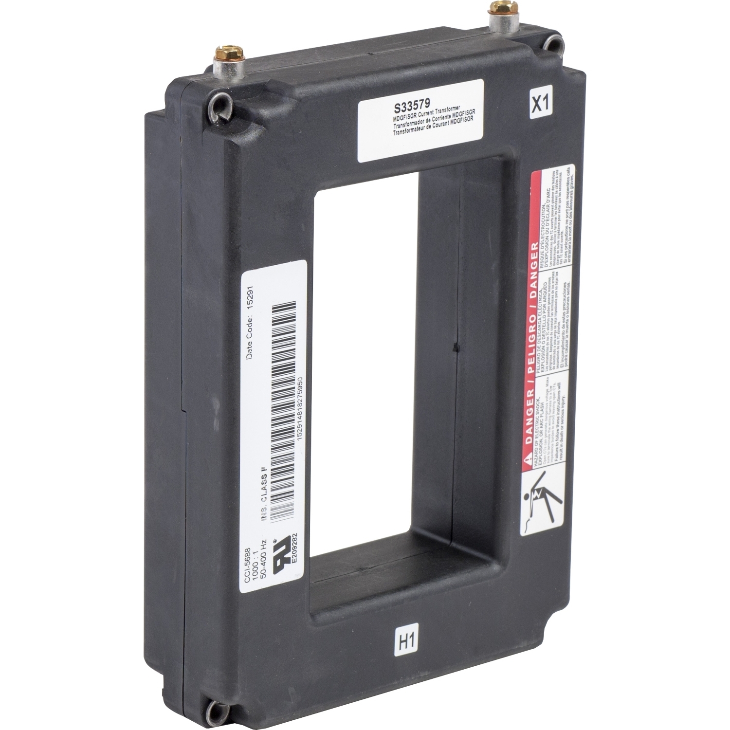 Circuit breaker accessory, PowerPacT M/P/R, external neutral sensor, for SGR and MDGF applications