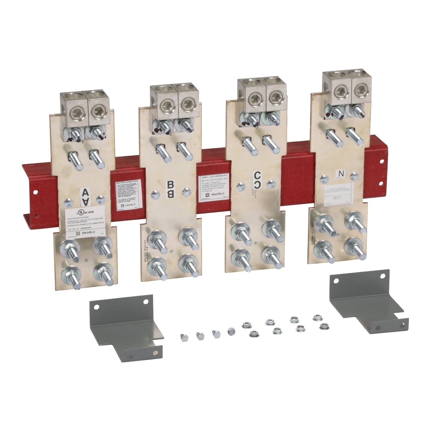 Switchboard accessory, Speed-D, lug landing kit, 800A max, for indoor or outdoor underground pull sections