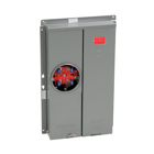 SC1624M100F All-in-one, Homeline, CSED, Ringed Socket, 100 Amp, Semi-flush, 16 Spaces, 24 Circuits, 10 kA, SSCR, OH, UG, No Bypass