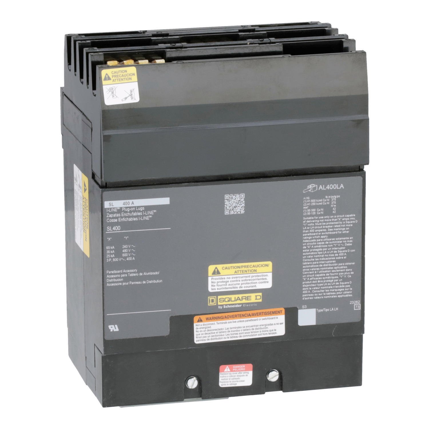 Panelboard accessory, I-Line, lug kit, subfeed, 400A, 6 in