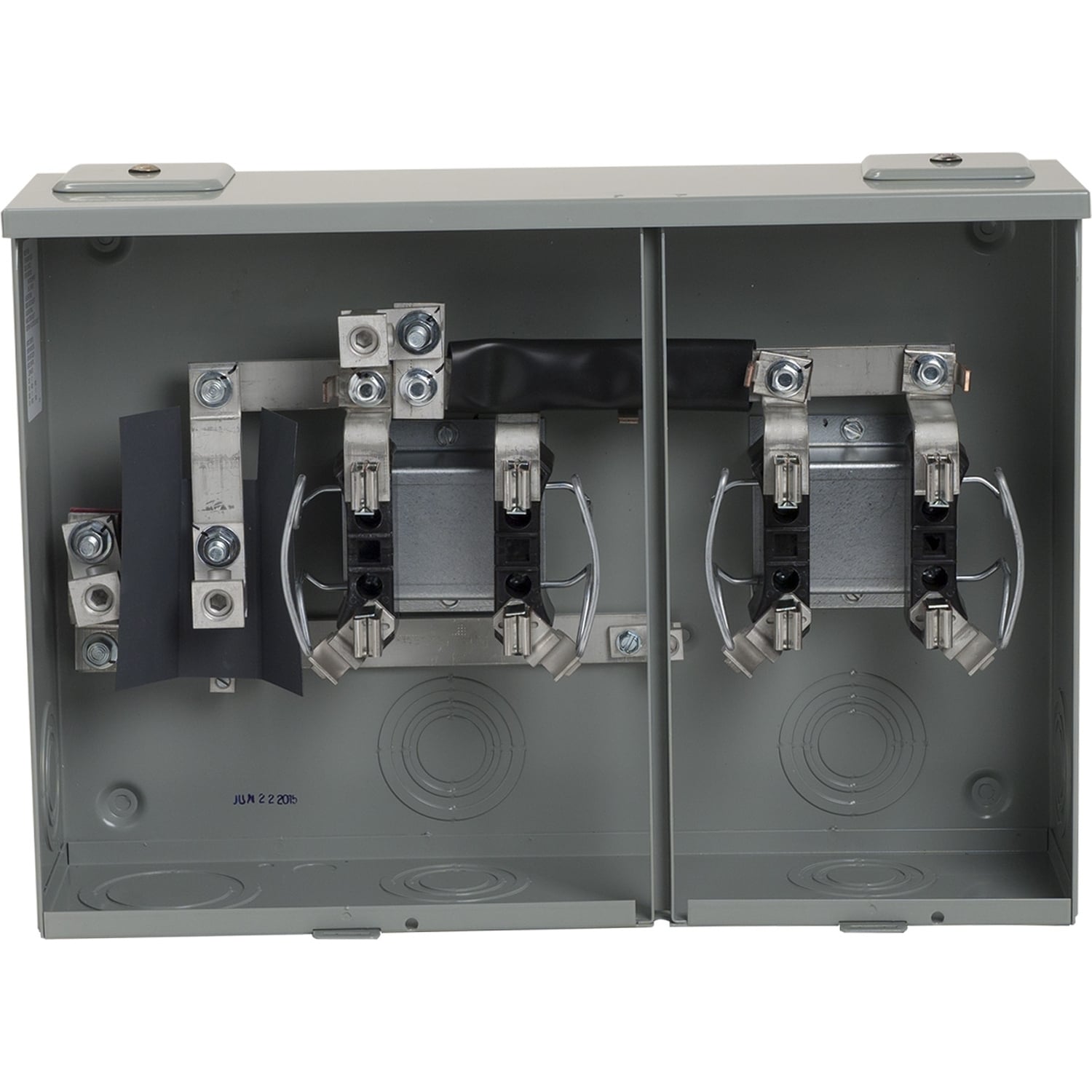 UHT2R1421C Horizontal Meter Socket, 100 Amp, Ringless, 2 Position