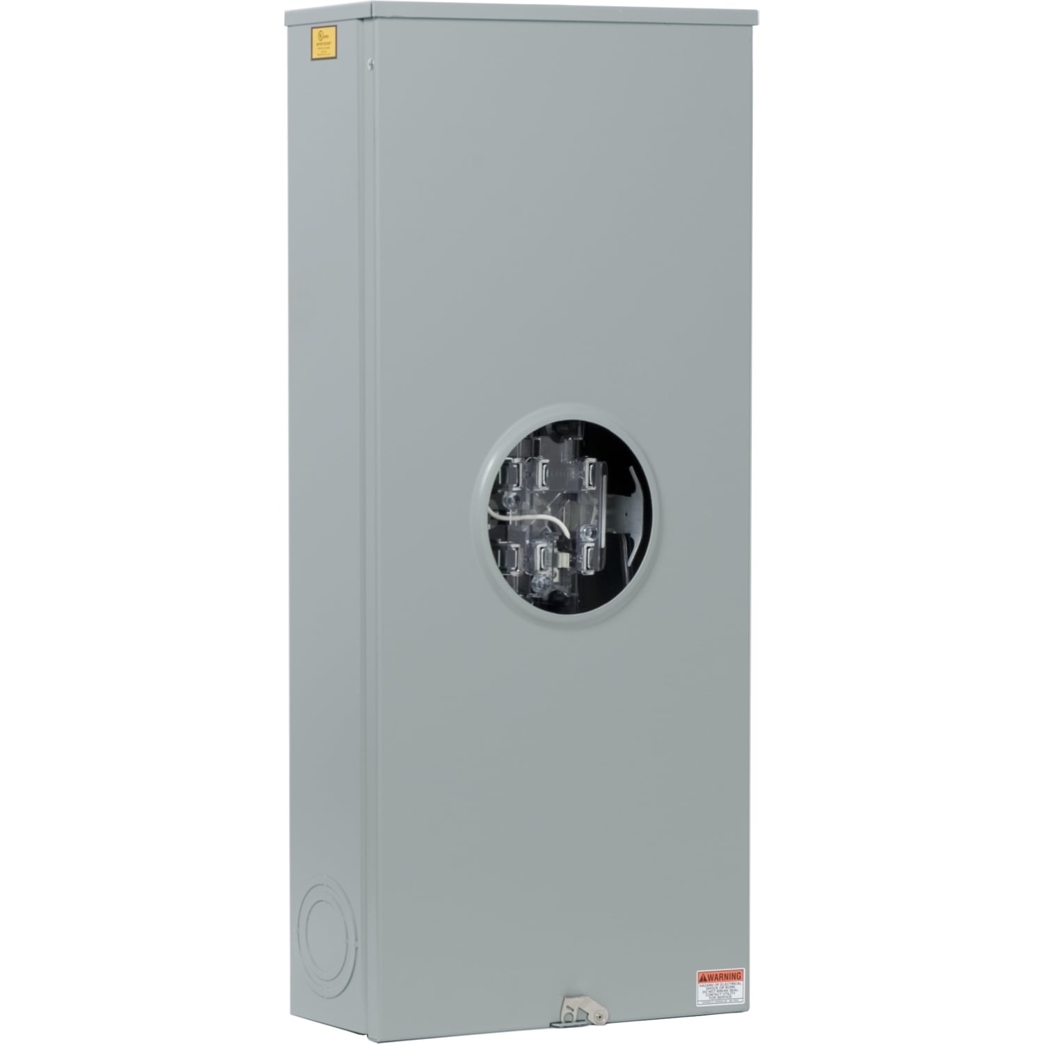 UTH7300T Single Position Meter Socket, 320 Amp, 3 Phase, Ringless, Lever, 7 Jaw with release, OH, 600V, 4 Wire