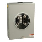 Individual meter socket, ringless socket, no bypass, 4 jaws no release, OH, UG, 200 A, up to 600 VAC single phase 3W