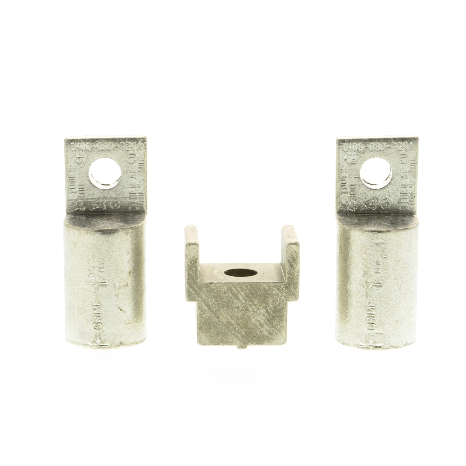 Circuit breaker accessory, compression lug kit, LA/LH/Q4, 2 lugs, aluminum, 1 inch