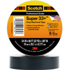 Scotch(R) Super 33+ Vinyl Electrical Tape, 3/4 in x 66 ft (19 mm x 20,1 m), 100 per case