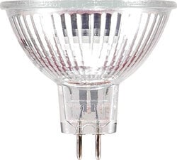 OBS58533 Tungsten Halogen Tru Aim MR16 IR UV Filter Capsule Axial Filament Hard Dichroic Reflector GU5.3 Bi Pin Base 20Watt 12Volt Flood Beam
