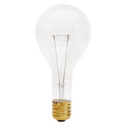 Incandescent PS35 Bulb Shape Clear Finish Mogul Base 300Watt 130Volt