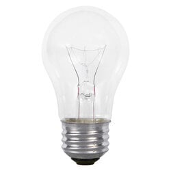 40 watt A15 Clear Double Life Appliance lamp, medium base, 120V.