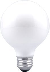 Incandescent G25 D?cor Bulb Shape Soft White Finish Medium Aluminum Base 40Watt 130Volt CVP