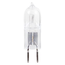 OBS58678 Tungsten Halogen Quartz Bi Pin STANDARD Low Pressure Clear Finish UV Filter With Axial Filament GY6.35 Bi Pin Base 50Watt 24V 2000Hr Lamp Life