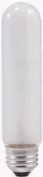 OBS18711 Incandescent T10 Bulb Shape Showcase Lamp Inside Frost Finish Medium Aluminum Base 60Watt 120V