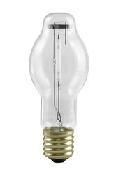 OBS67518 100W LUMALUX high pressure sodium HID lamp, 100V, E39 based, ET23.5 bulb, universal burn, coated, 2100K