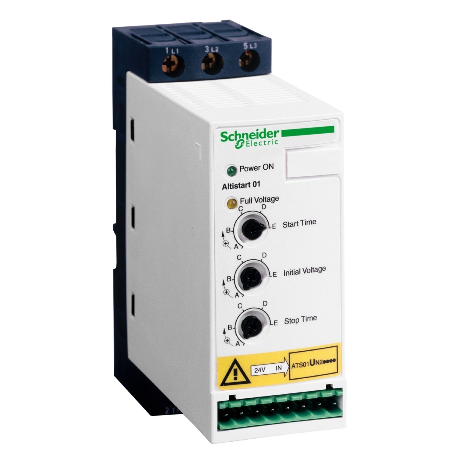 soft starter for asynchronous motor, Altistart 01, ATS01, 12A, 380 to 415V, 5.5kW