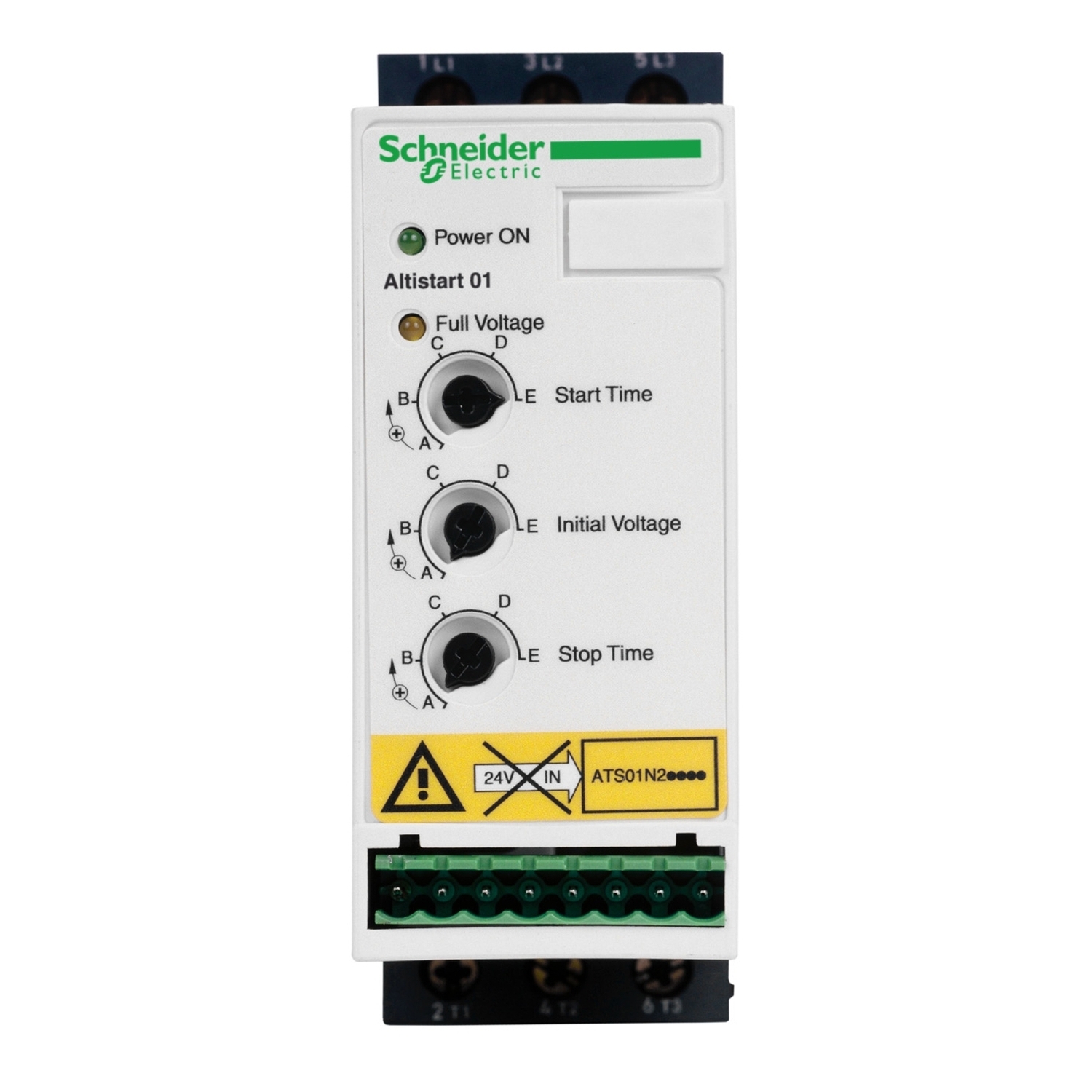 soft starter for asynchronous motor, Altistart 01, ATS01, 12A, 460 to 480V