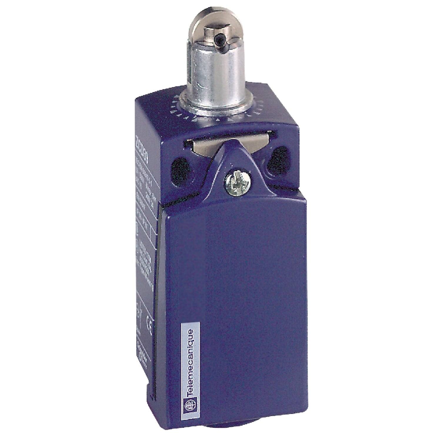Limit switch, Limit switches XC Standard, XCKD, steel roller plunger, 1NC+1 NO, snap, 1/2NPT