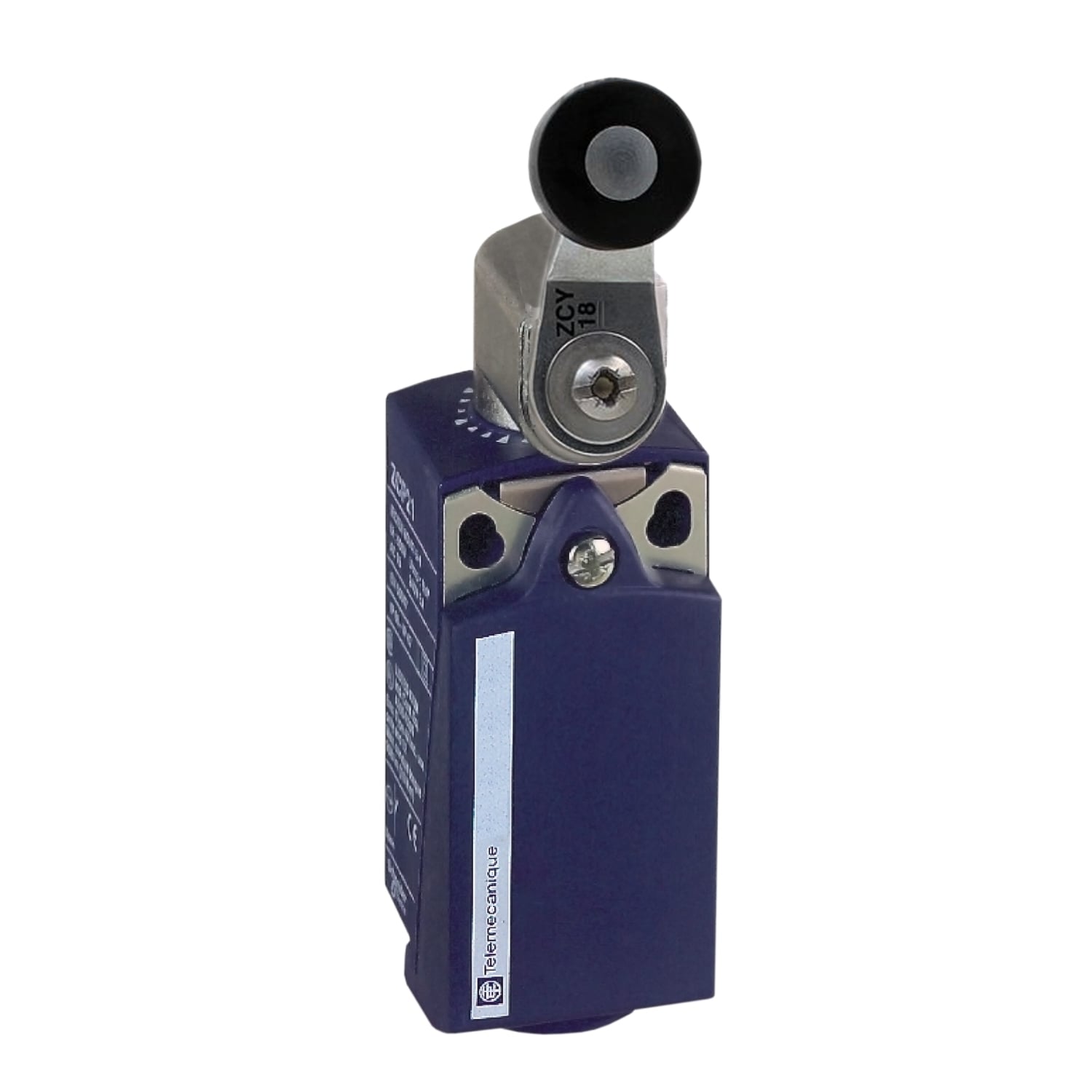 Limit switch, Limit switches XC Standard, XCKP, thermoplastic roller lever, 1NC+1 NO, snap, Pg11