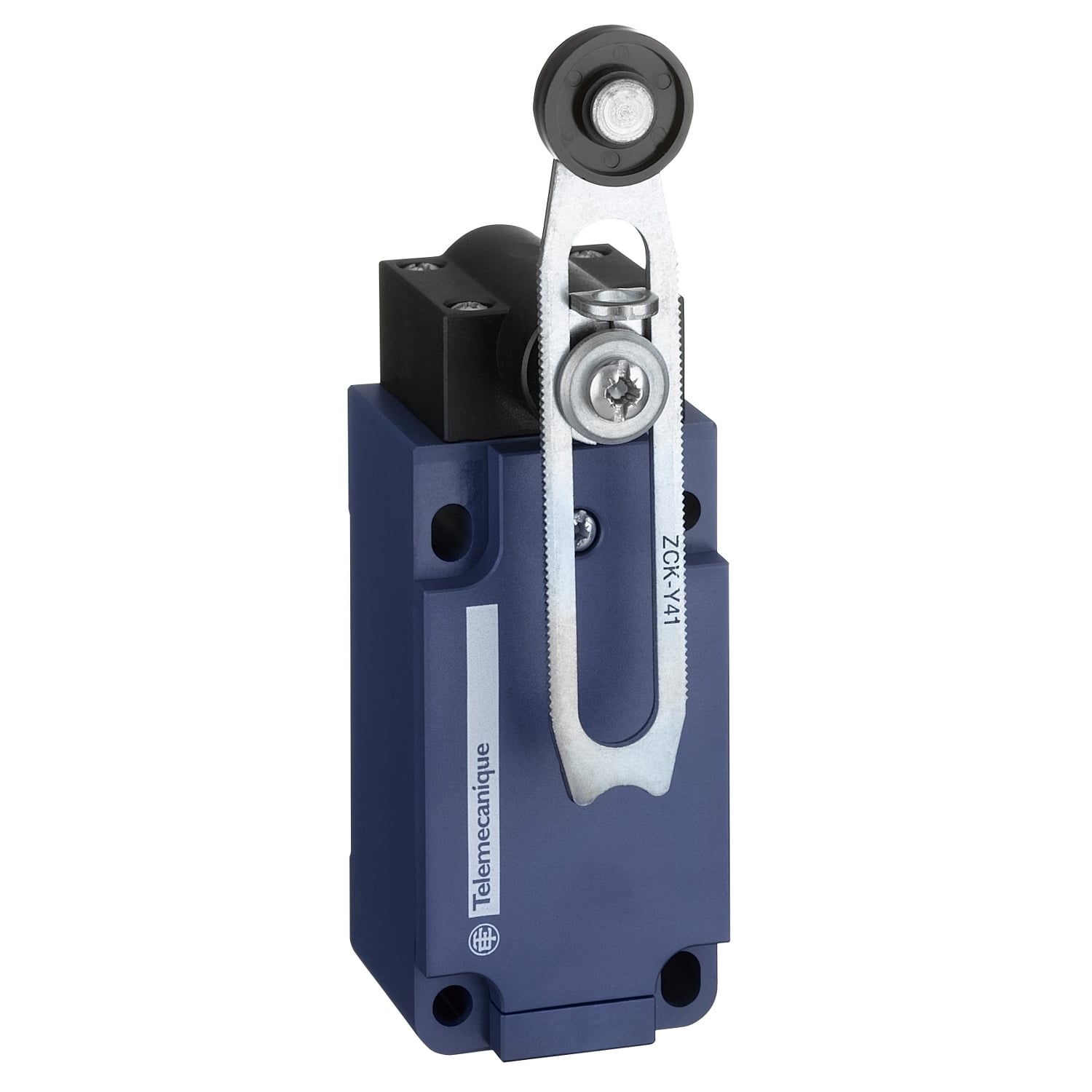 Limit switch, Limit switches XC Standard, XCKS, thermoplastic plastic roller lever var. length, 1NC+1 NO, snap, Pg13