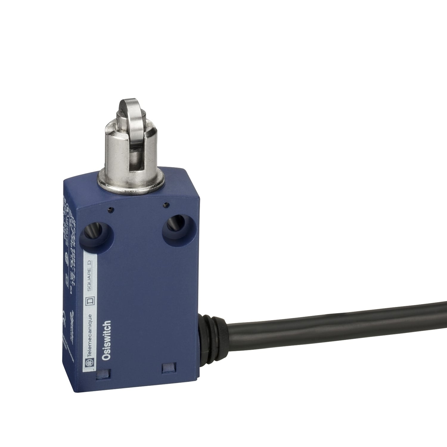 Limit switch, Limit switches XC Standard, XCMN, steel roller plunger, 1NC+1 NO, snap, 1 m