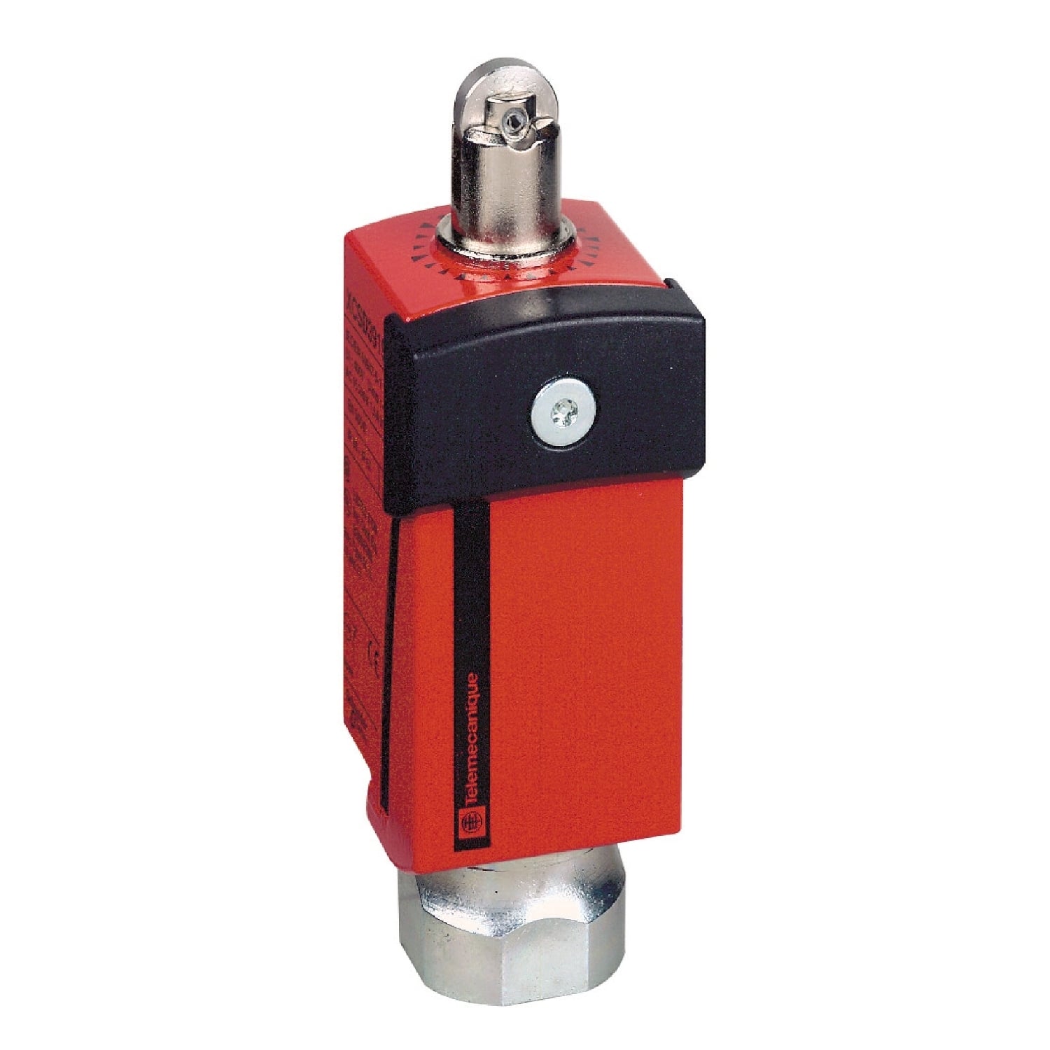 Safety limit switch, Telemecanique Safety switches XCS, metal, roller plunger, 2NC+1 NO, 1 entry tapped 1/2" NPT