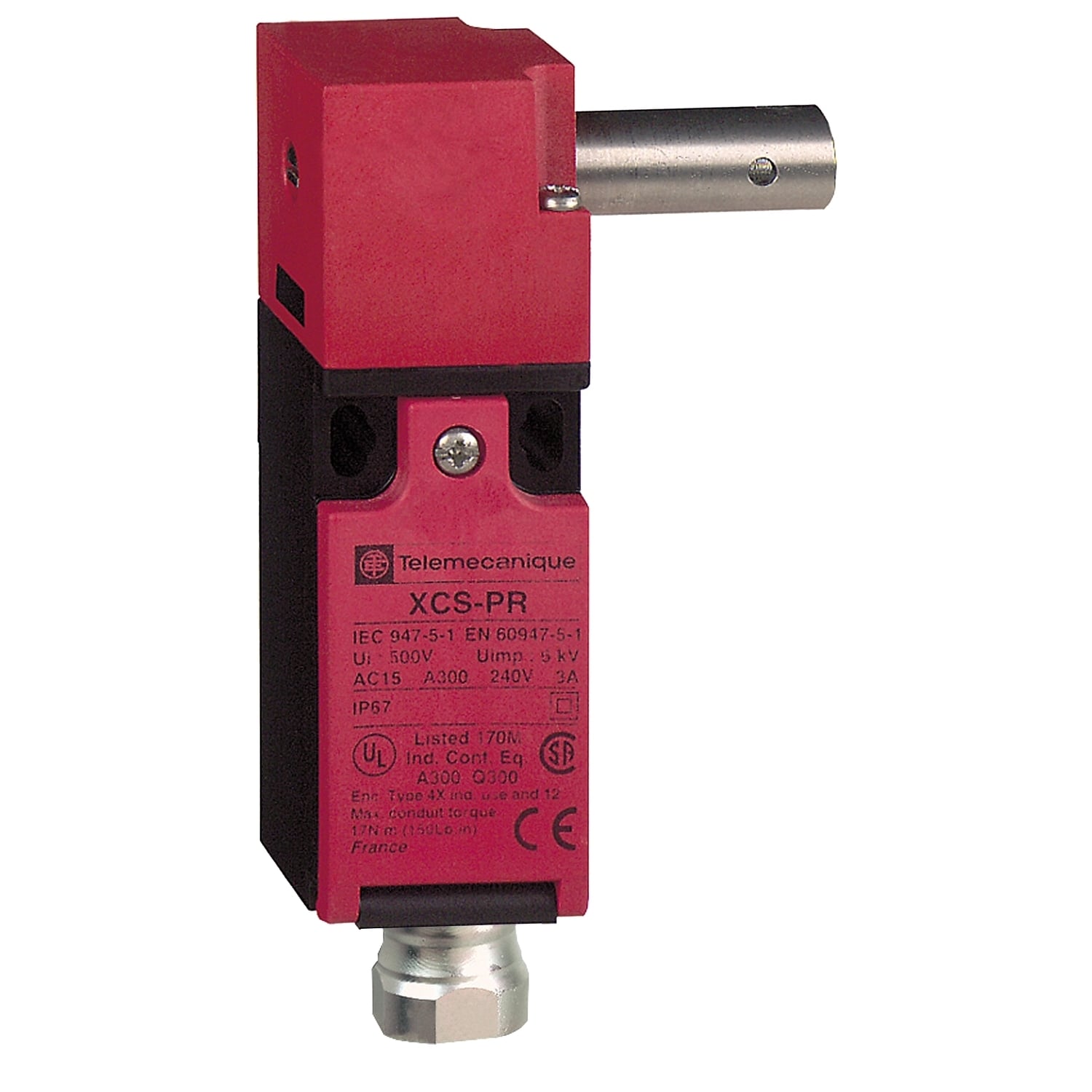 Guard switch, Telemecanique Safety switches XCS, XCSPR, spindle 30 mm, 2NC -1/2"NPT