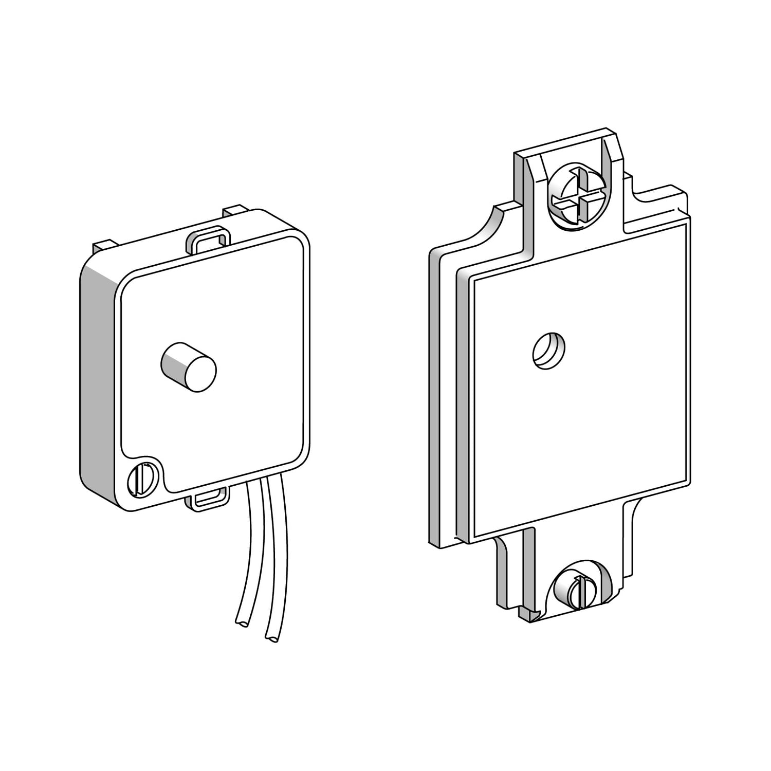Telemecanique Safety switches XCS, LED indicator module with cover, 110/240 V AC, for metal switch XCSA