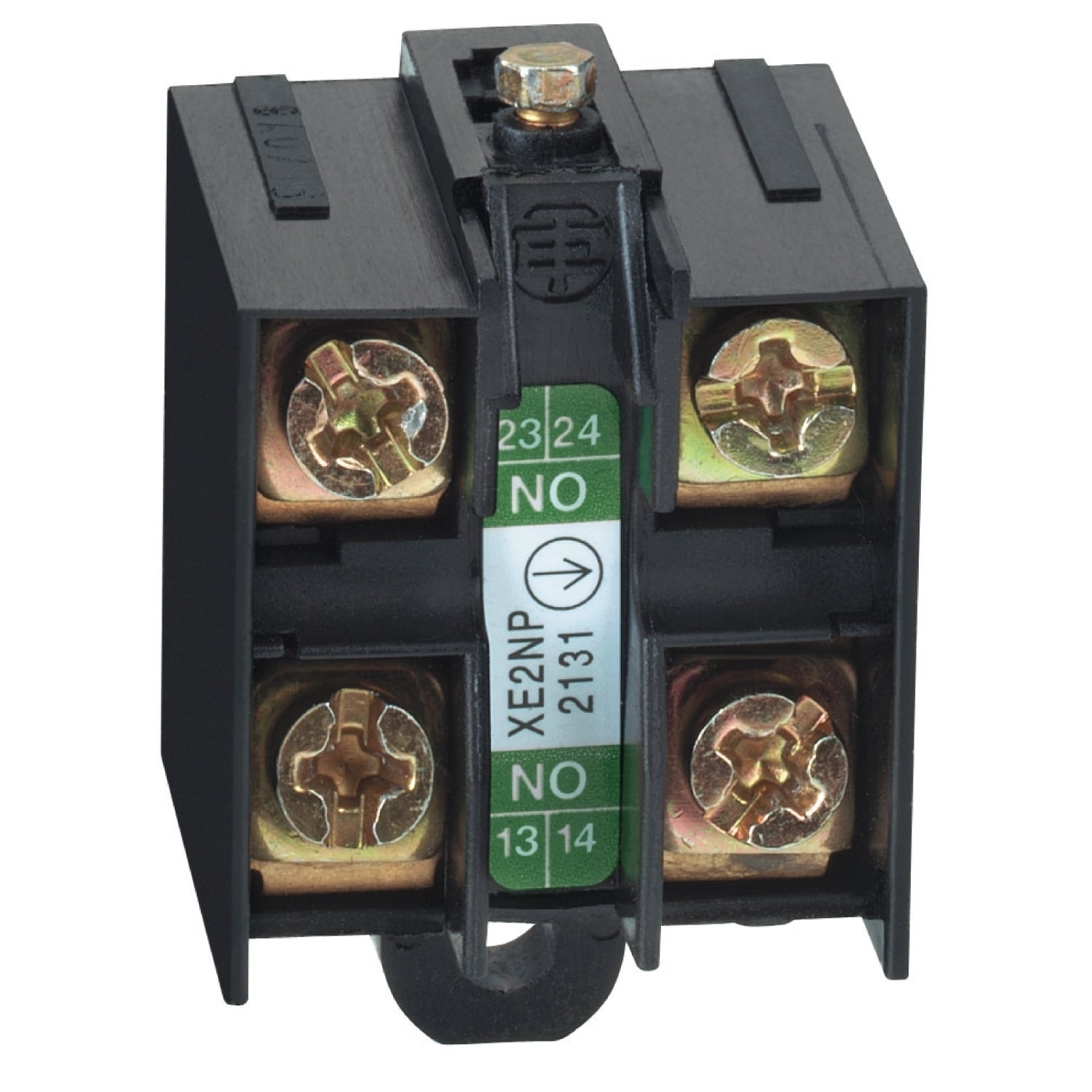 Limit switch contact block, Limit switches XC Standard, 2 NO, slow break, simultaneous