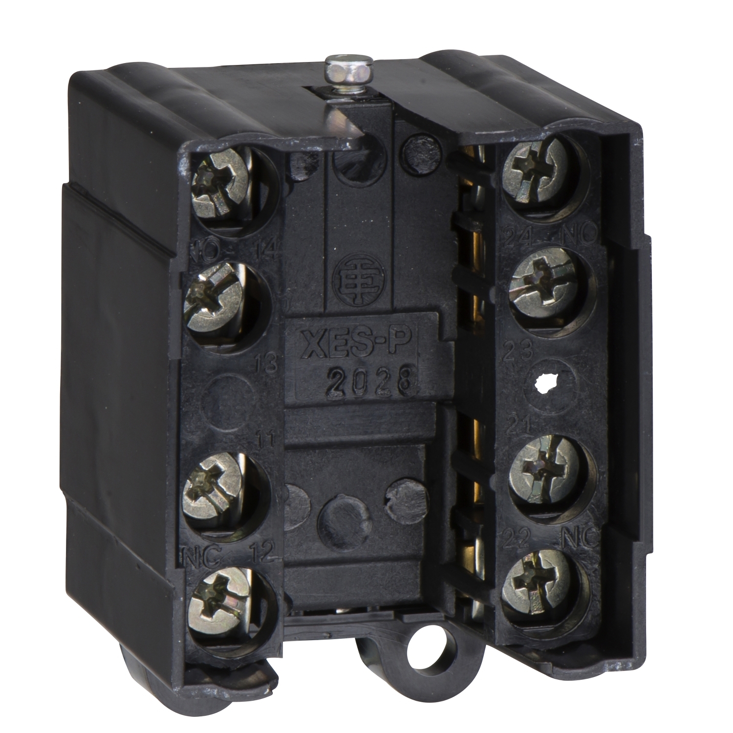 Limit switch contact block, Limit switches XC Standard, for XCKJ, 2 C/O, 2 wires, snap action