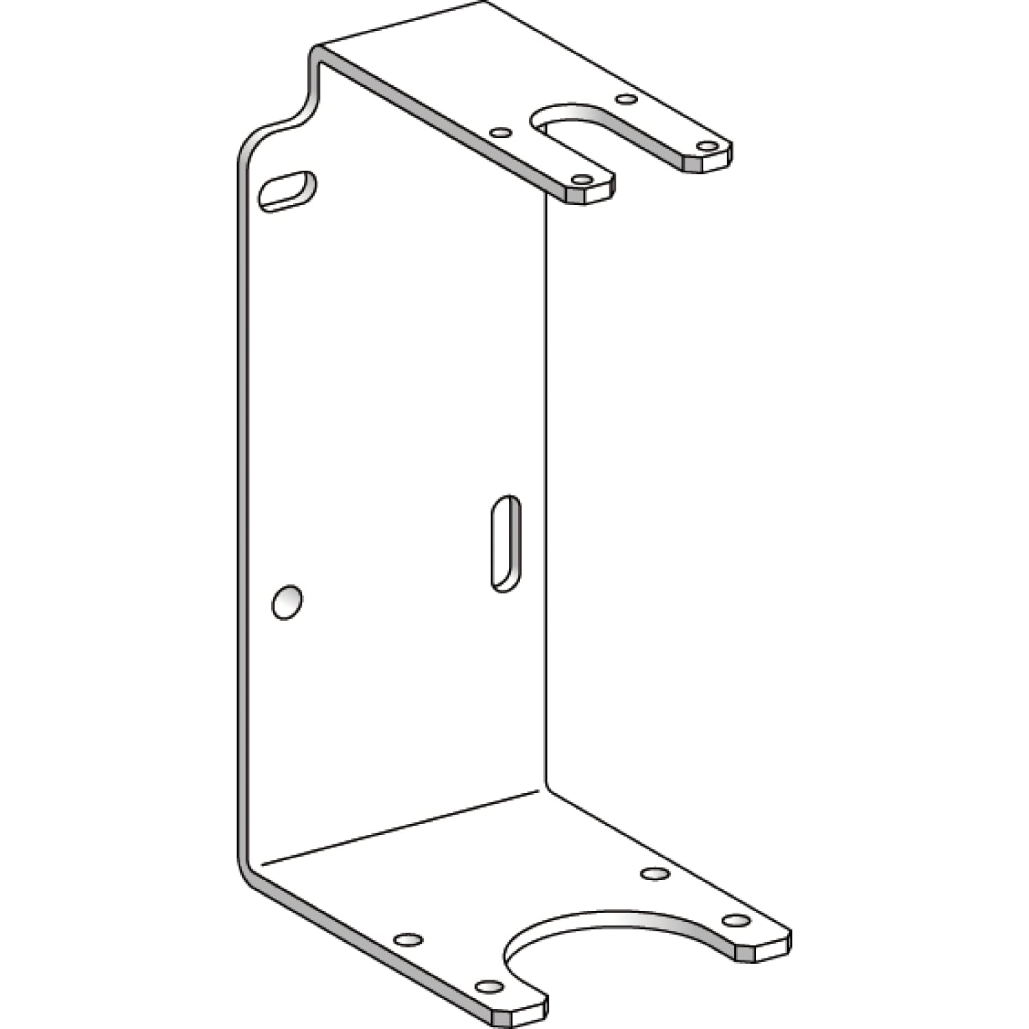 Pressure sensors XM, rear fixing bracket for vibrations > 4 gn, for pressure switch XML