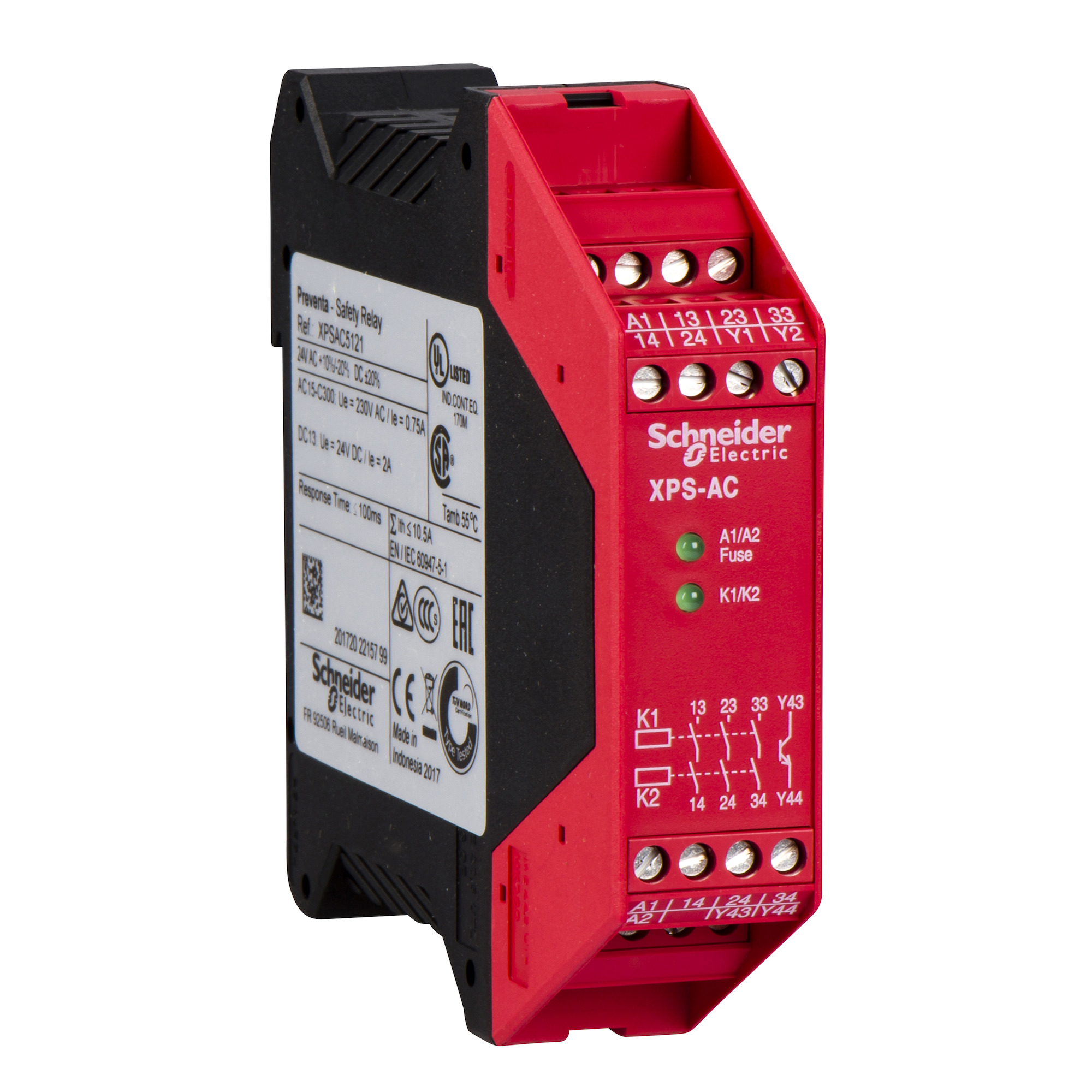 module XPSAC - Emergency stop - 24 V AC DC