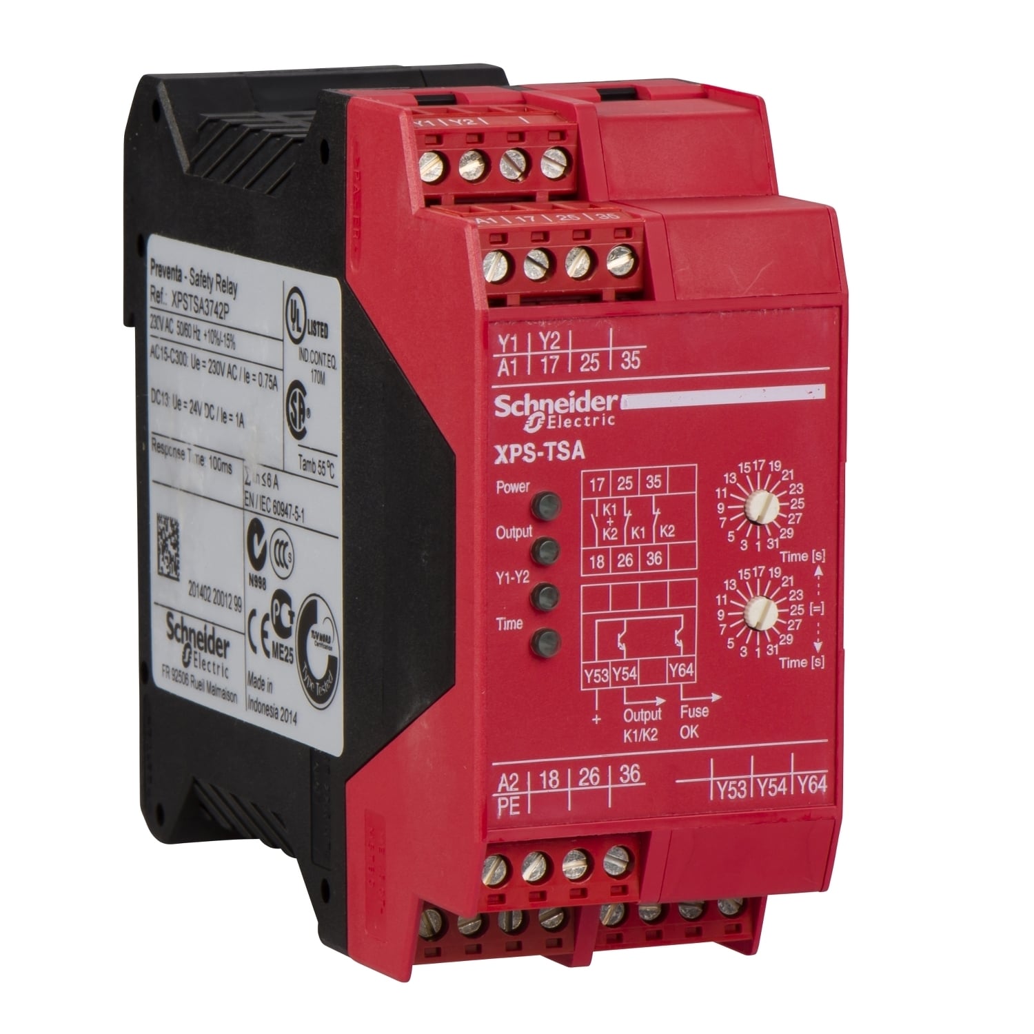 module XPSTS - interlocking on high inertia machines - 24 V AC DC