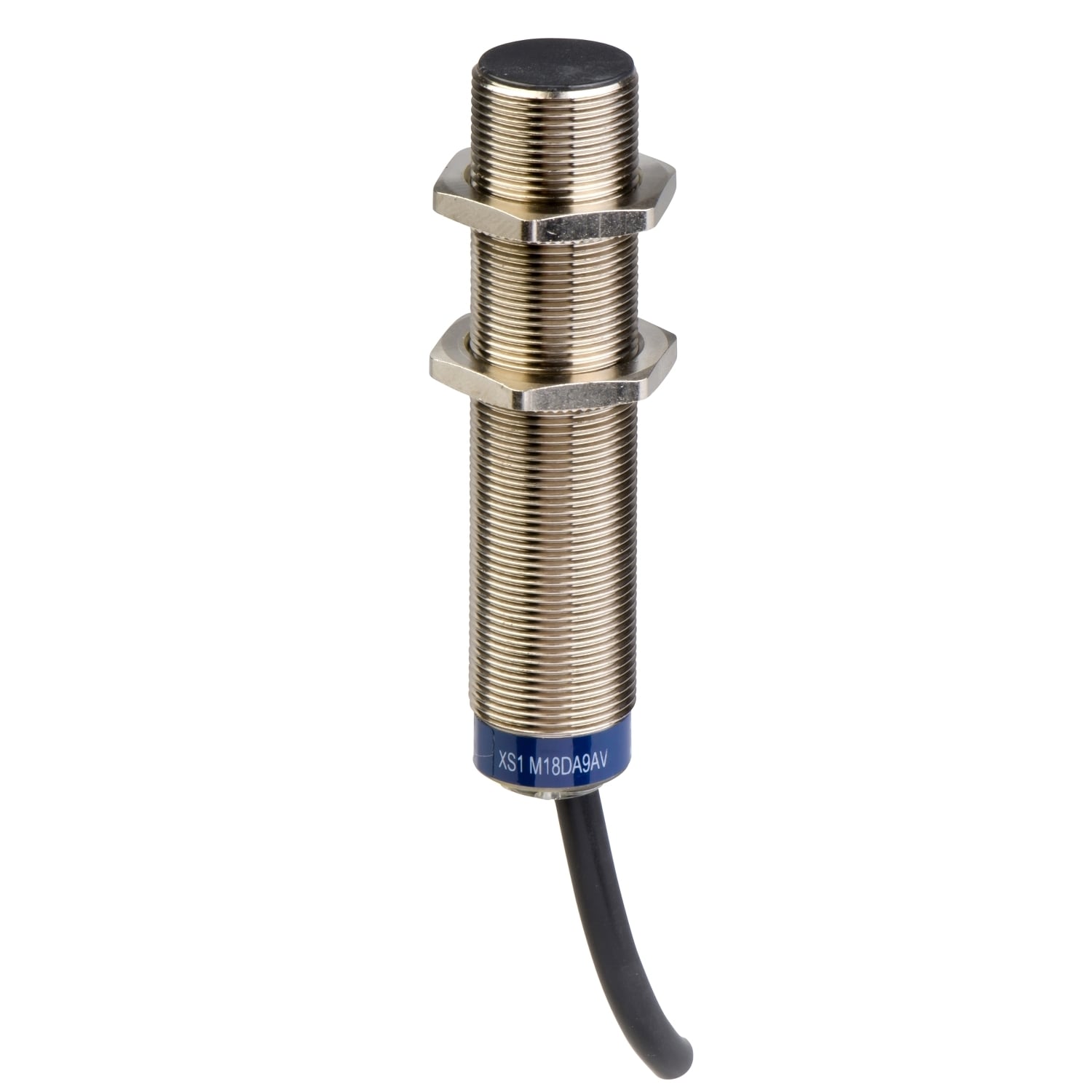 Inductive sensor XS1 M18, L80mm, NO or NC, 12...48VDC, 100mA, cable 5m
