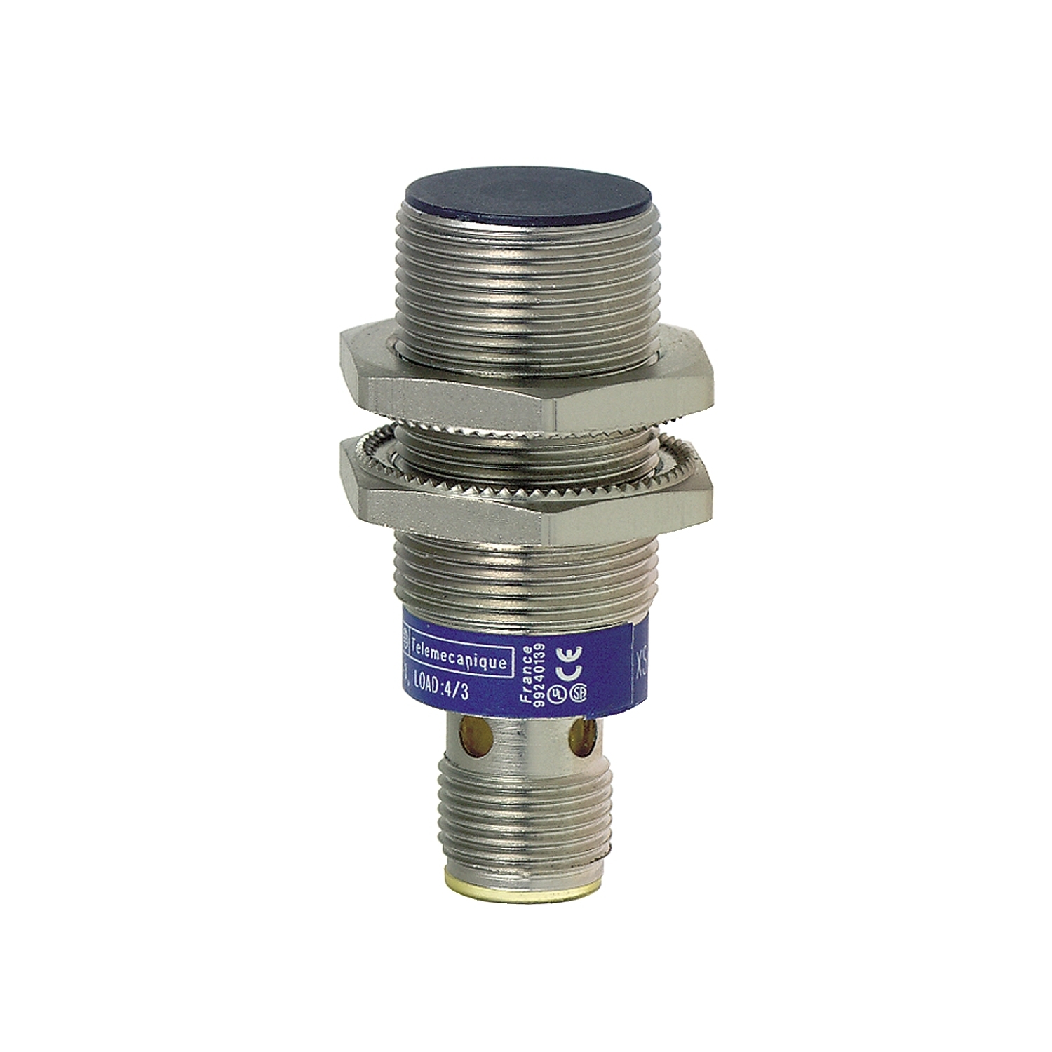 inductive sensor XS1 M18, L51mm, brass, Sn5mm, 12..24VDC, M12