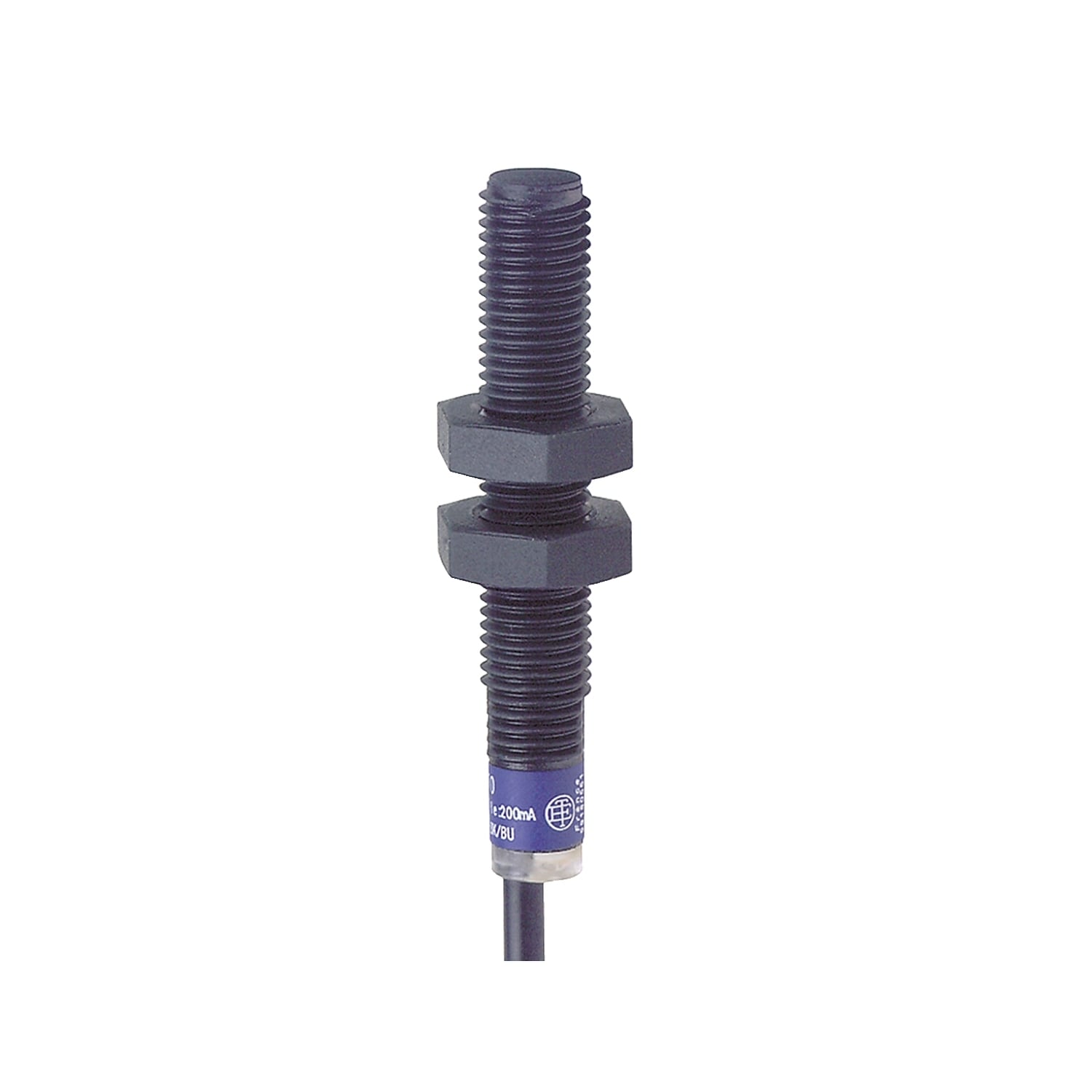 Inductive proximity sensors XS, inductive sensor XS4 M8, L50mm, PPS, Sn2.5 mm, 24...240VAC/DC, cable 2 m