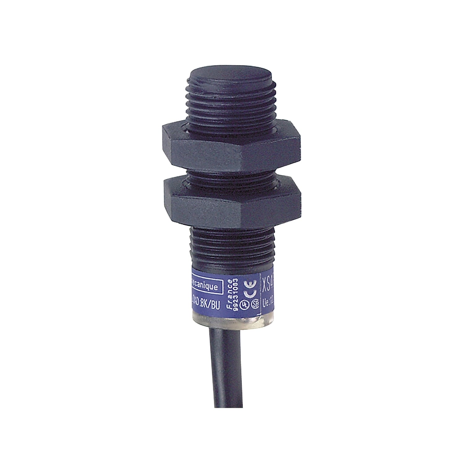 Inductive proximity sensors XS, inductive sensor XS4 M12, L35mm, PPS, Sn4mm, 12...24 VDC, cable 2 m